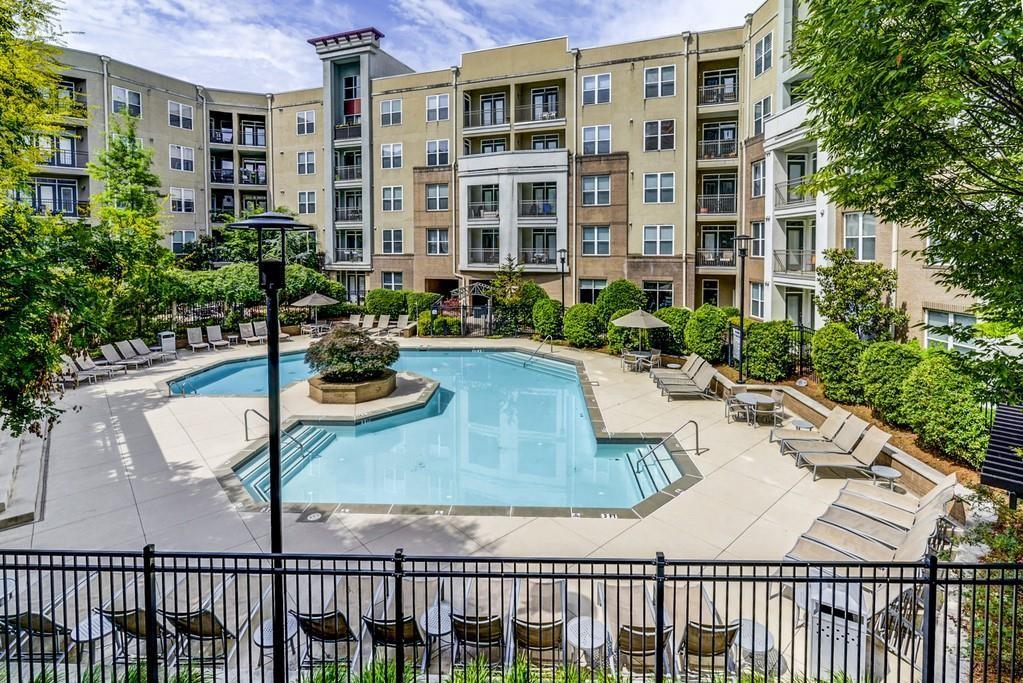 390 17th Street Northwest, Unit 3044 Atlanta, GA 30363 - Photo 26 of 31 a view of a building from a balcony