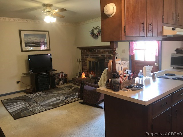 3236 Pine Grove Road Gloucester, VA 23061 - Photo 5 of 15 Eat in kitchen over looking family room
