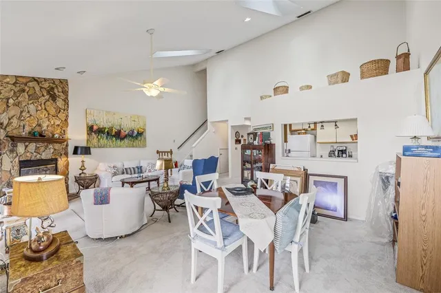 a kitchen with stainless steel appliances granite countertop a refrigerator sink and cabinets