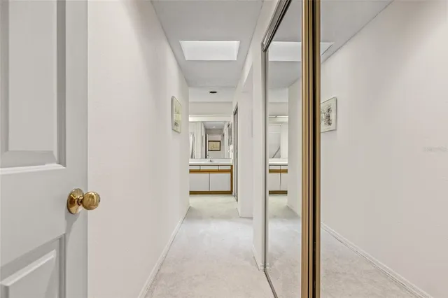 a view of front door