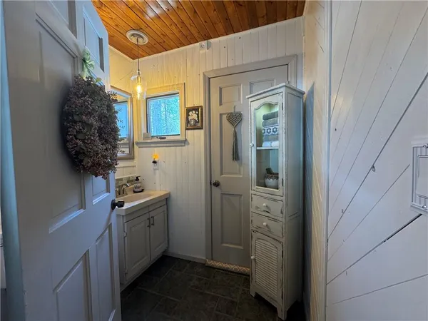 a room with storage and utility