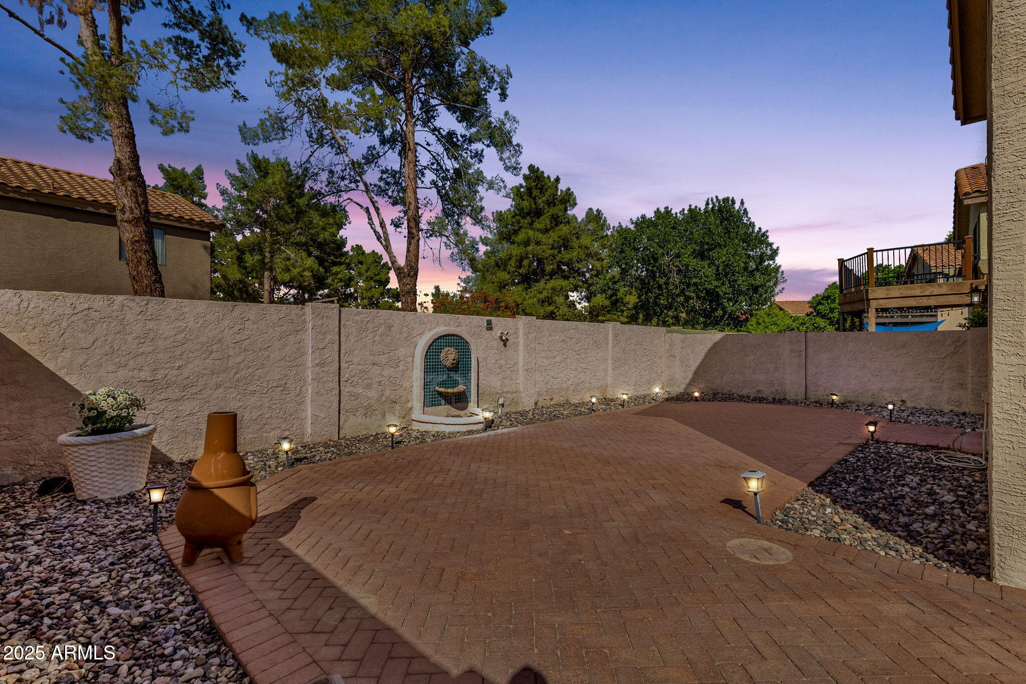 62 East Ranch Road Tempe, AZ 85284 - Photo 51 of 56 Twilight backyard