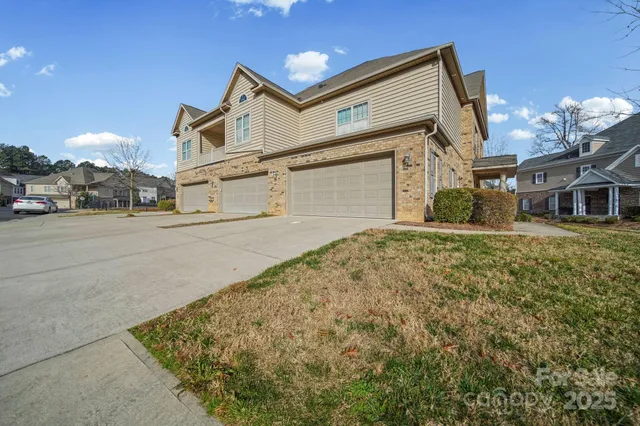 front view of a house with a street