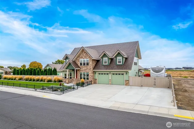 a view of swimming pool with a yard