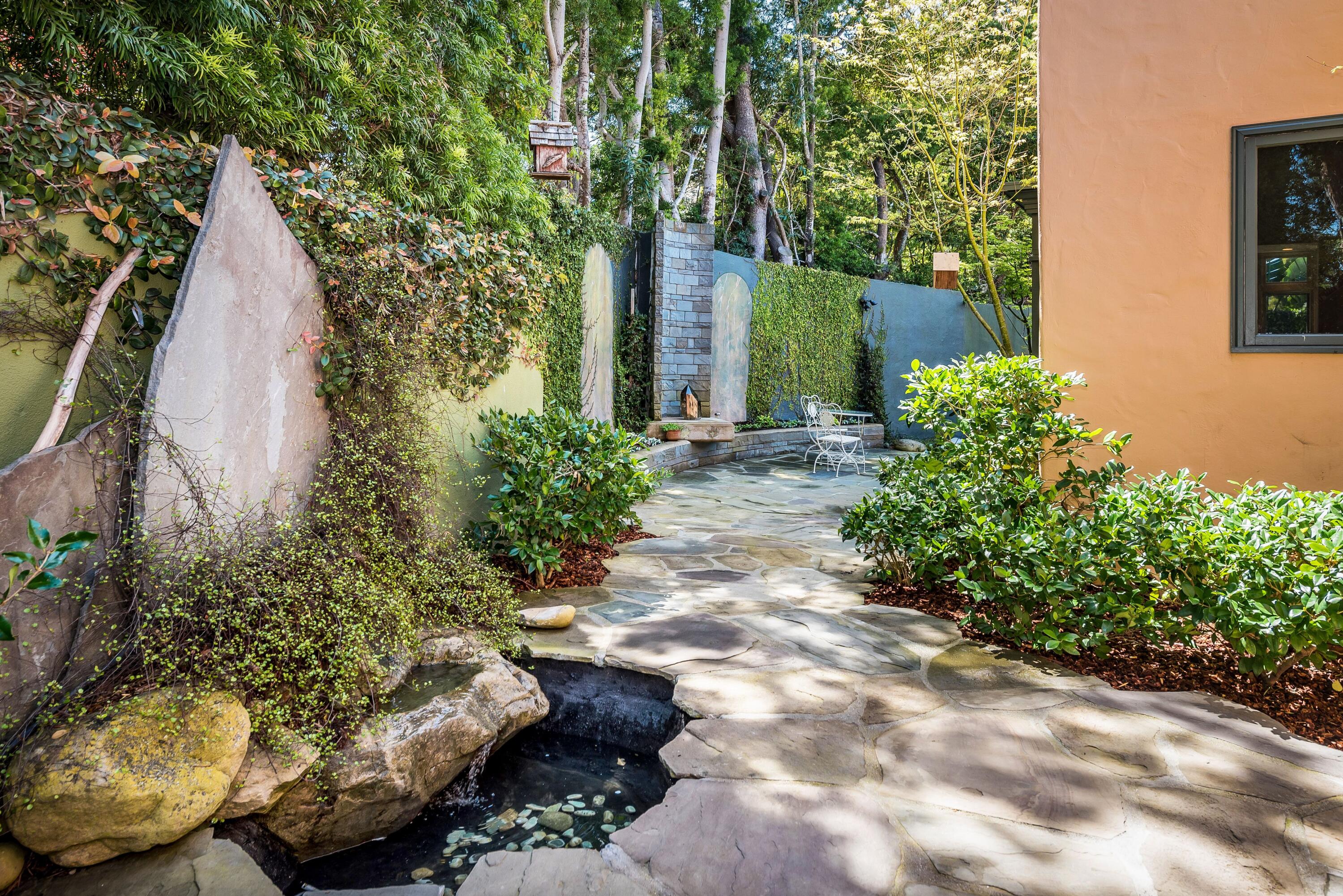 290 Butterfly Lane Montecito, CA 93108 - Photo 6 of 21 Back walled garden