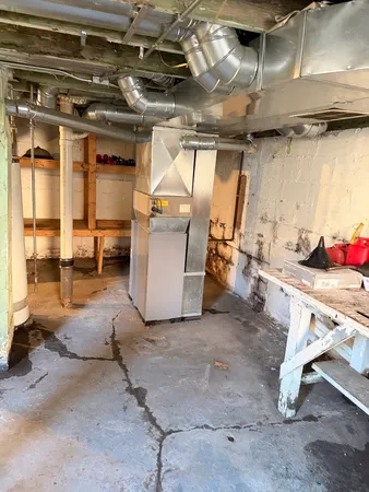 a view of storage and utility room