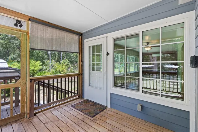 a view of front door