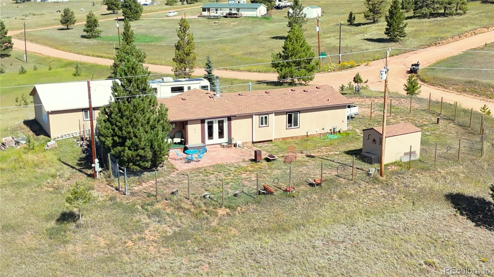 891 South Mountain Estates Road Florissant, CO 80816 - Photo 42 of 43 a view of houses with outdoor space