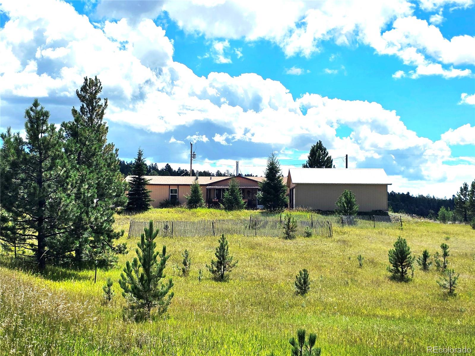 891 South Mountain Estates Road Florissant, CO 80816 - Photo 43 of 43 a view of a lake with houses