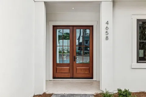 a view of front door of a house