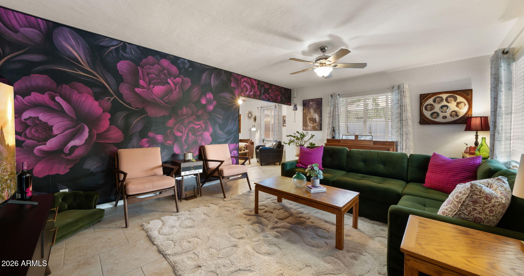 218 West Roma Avenue Phoenix, AZ 85013 - Photo 2 of 50 Living Room – Character & Natural Light