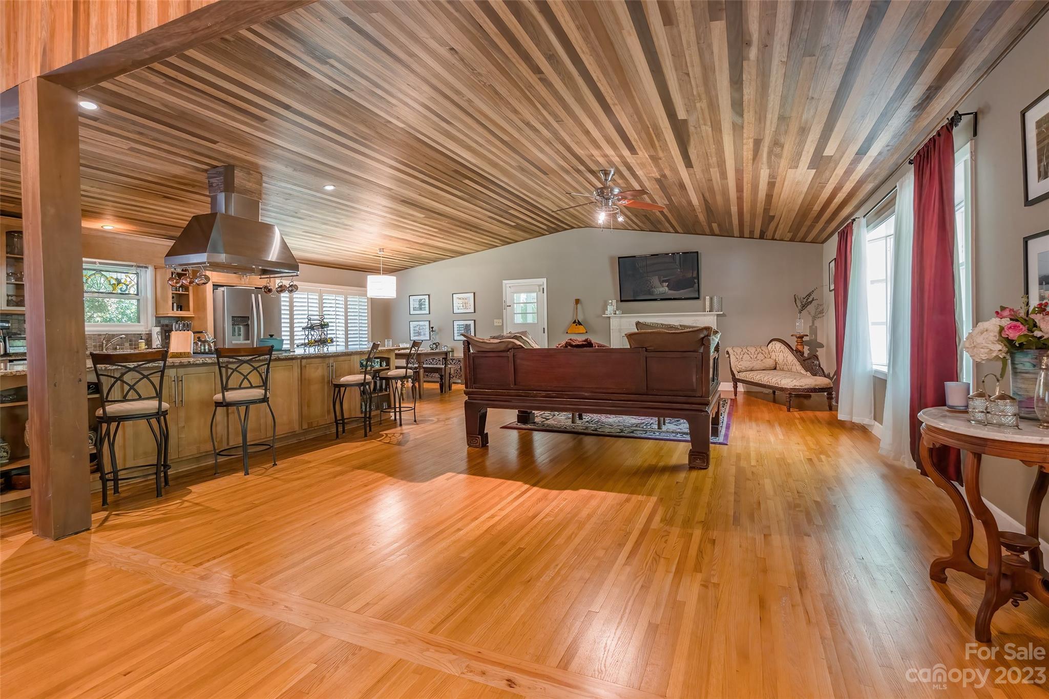 6916 Thermal Road Charlotte, NC 28211 - Photo 5 of 47 a living room with furniture and a wooden floor