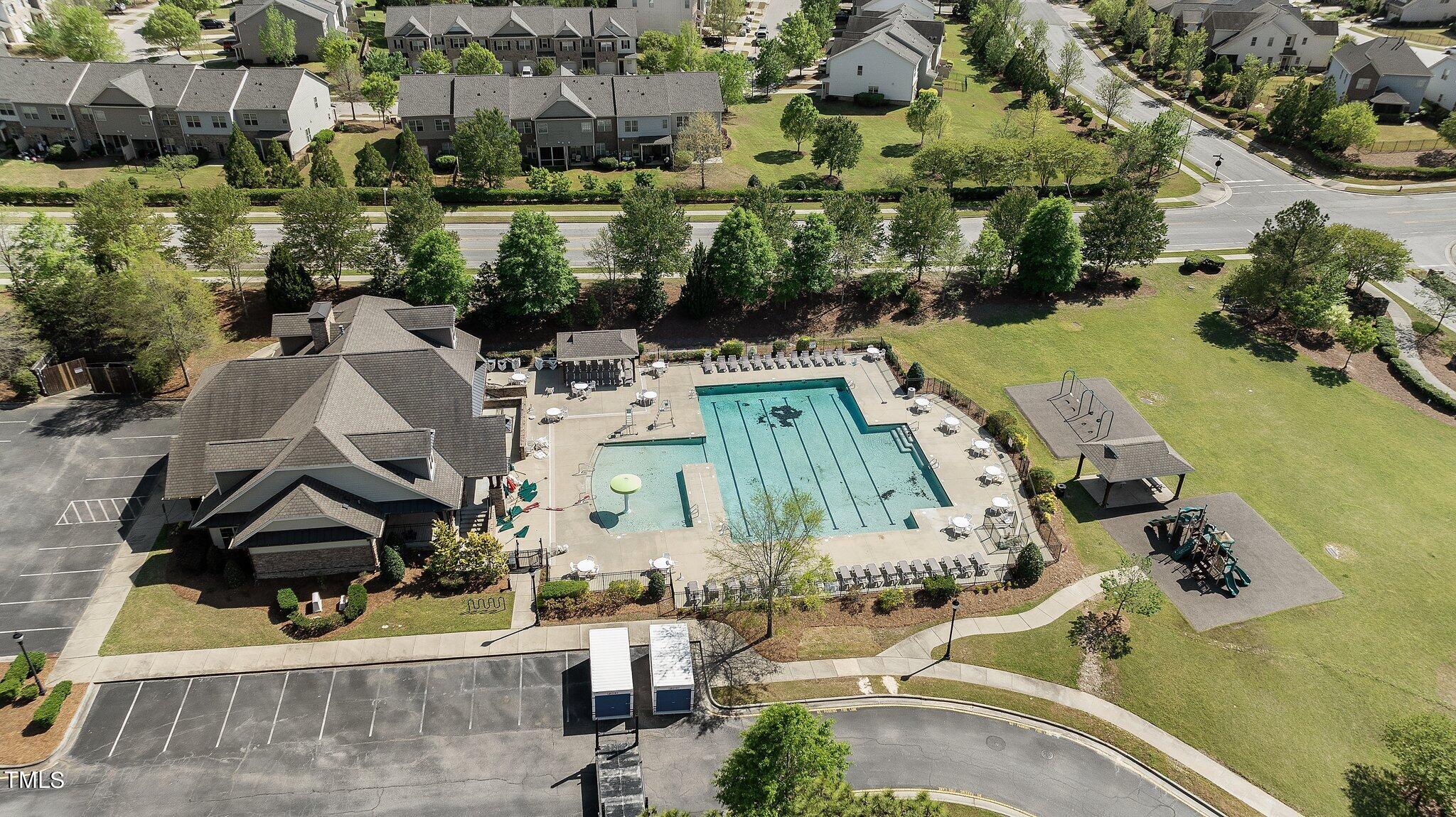 439 Panorama View Loop Cary, NC 27519 - Photo 38 of 42 an aerial view of a house with outdoor space