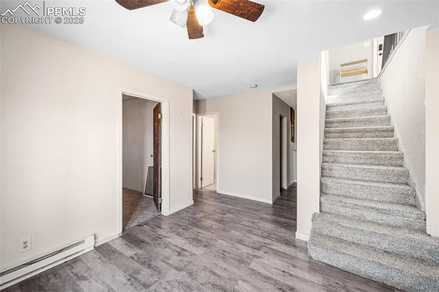 wooden floor in an empty room