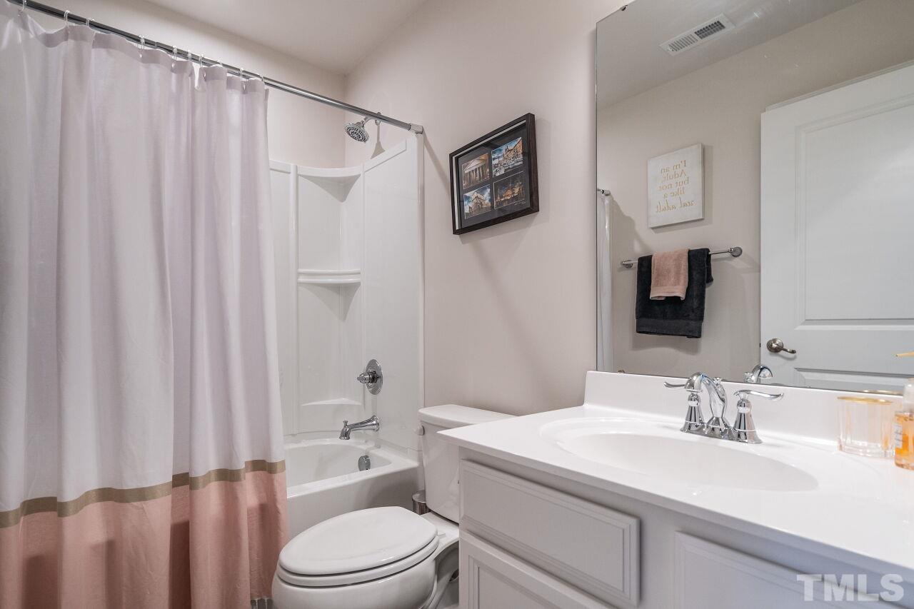 8701 Red Canyon Way Raleigh, NC 27616 - Photo 28 of 28 a bathroom with a sink toilet and shower