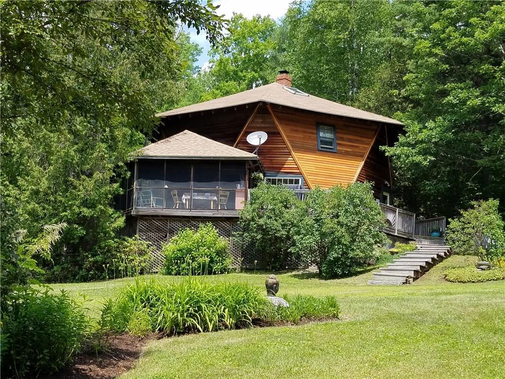 Nestled in the trees with beautiful...