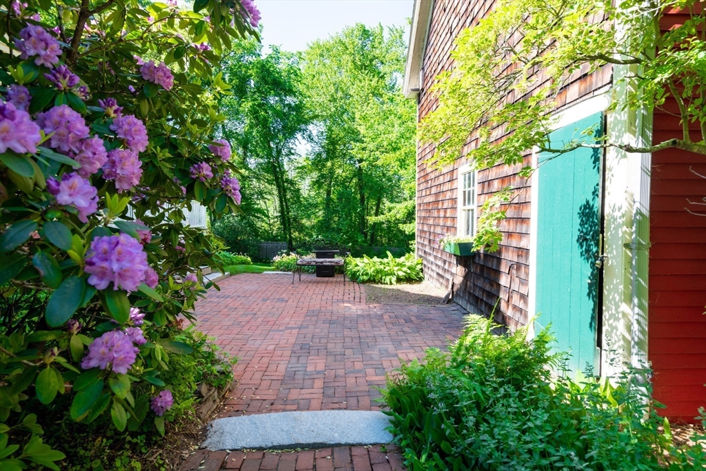 304 North Street Georgetown, MA 01833 - Photo 7 of 42 a view of a garden with flowers and flowers