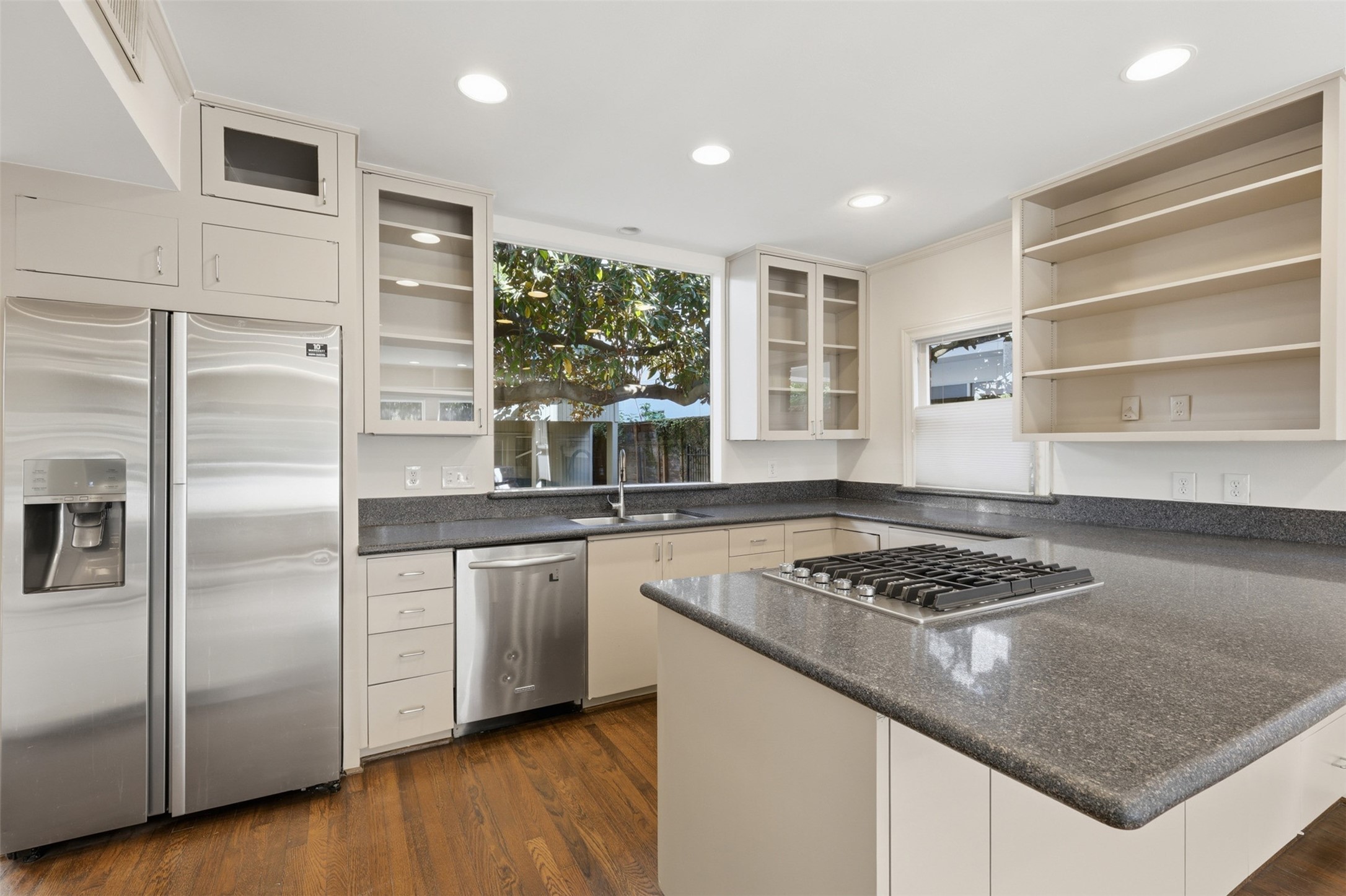 2132 Tangley Street Houston, TX 77005 - Photo 8 of 39 Kitchen with gas stovetop and plenty of storage