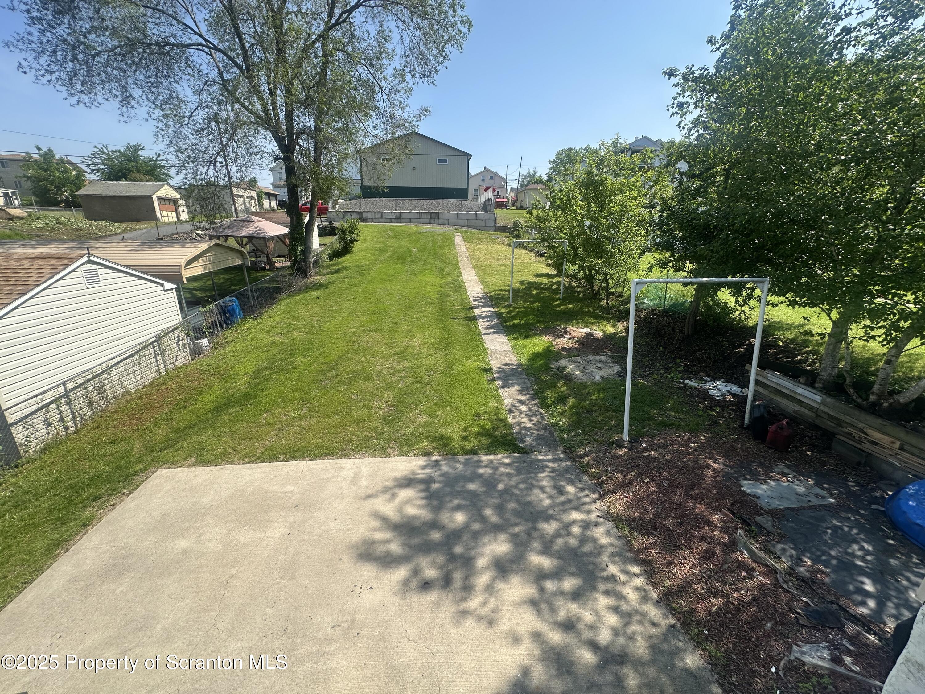 821 Maple Street Scranton, PA 18505 - Photo 18 of 21 a view of backyard with green space