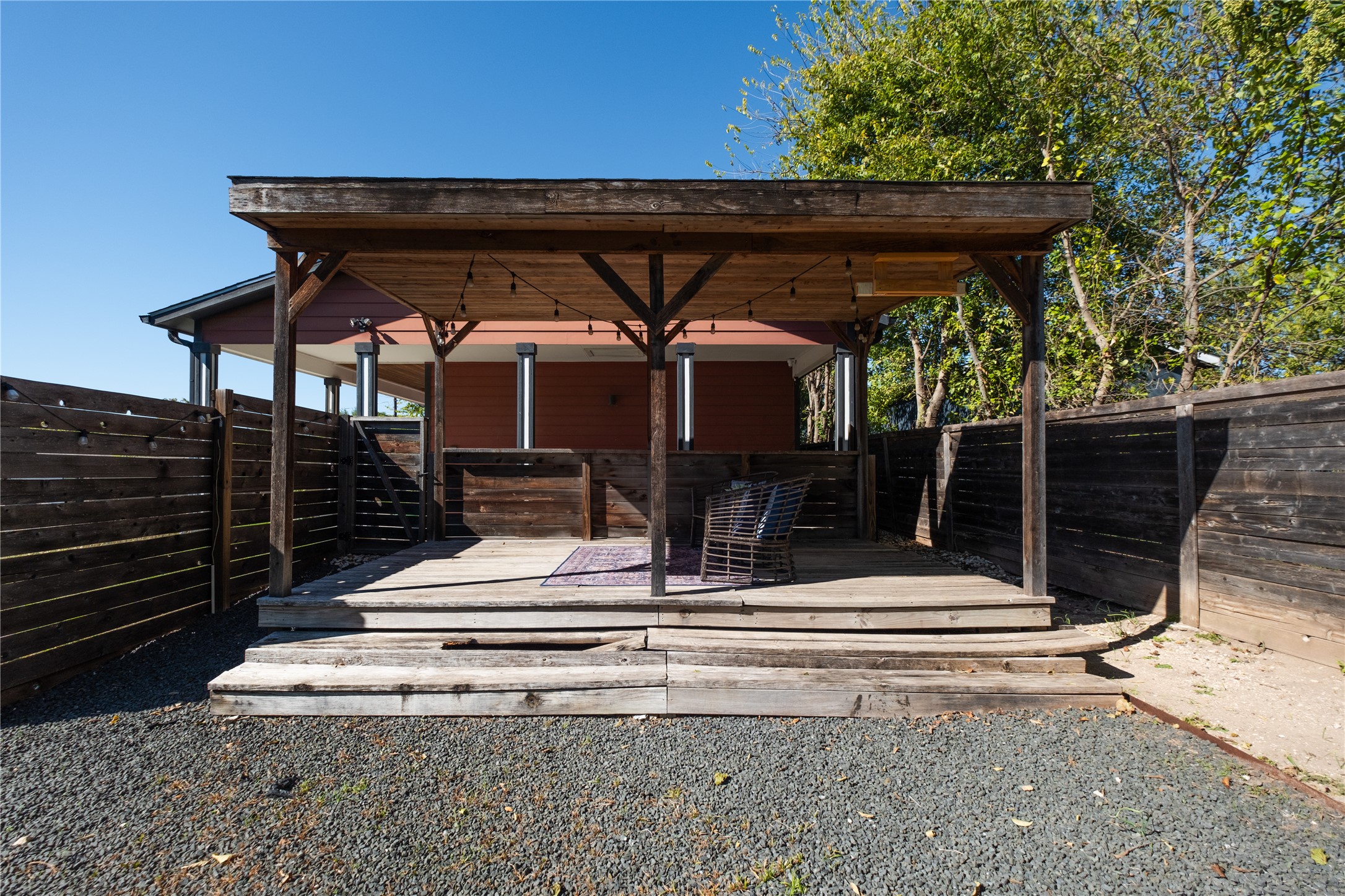 7601 Bethune Avenue, Unit B Austin, TX 78752 - Photo 29 of 39 a view of a wooden deck