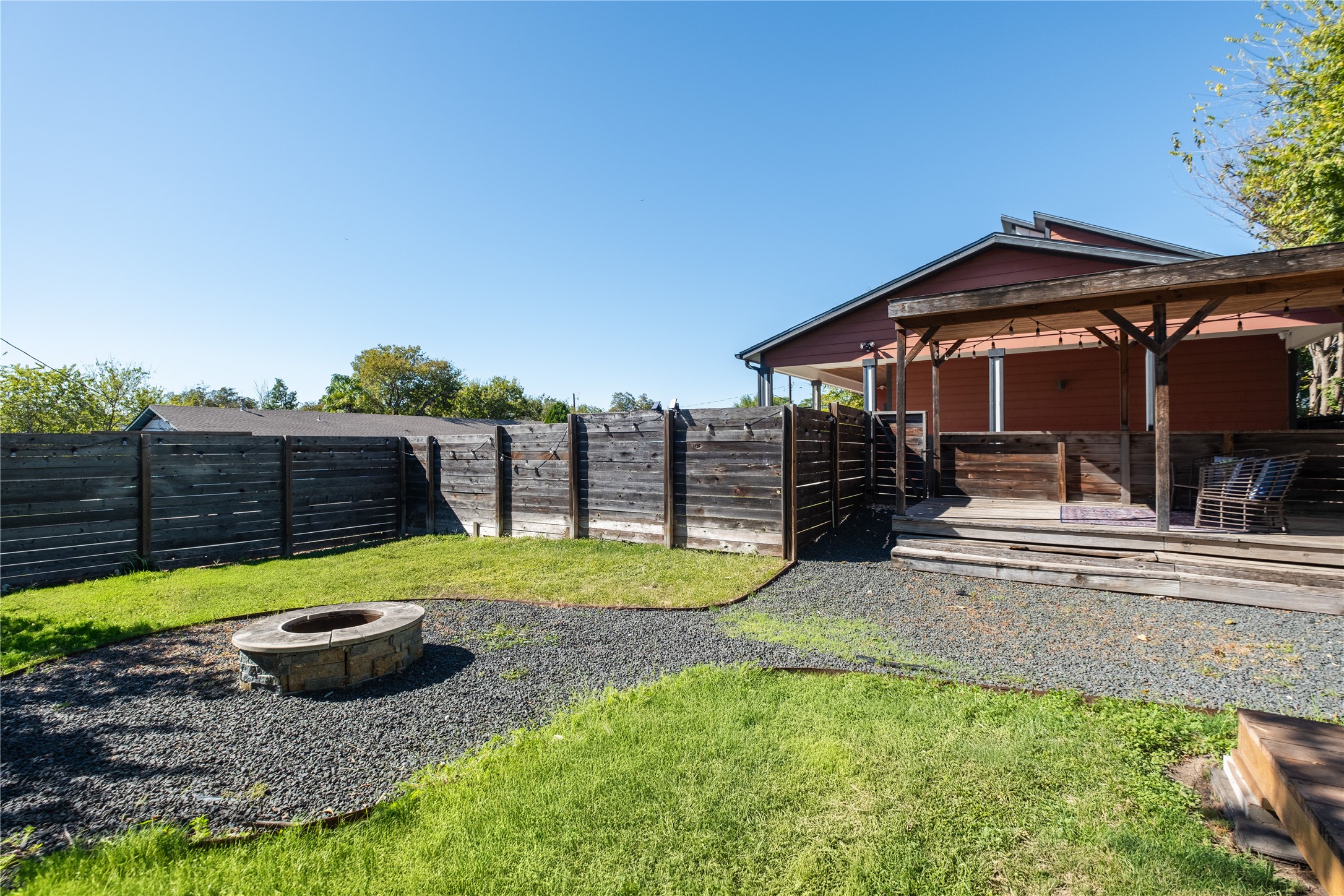 7601 Bethune Avenue, Unit B Austin, TX 78752 - Photo 38 of 39 a view of a house with backyard and sitting area