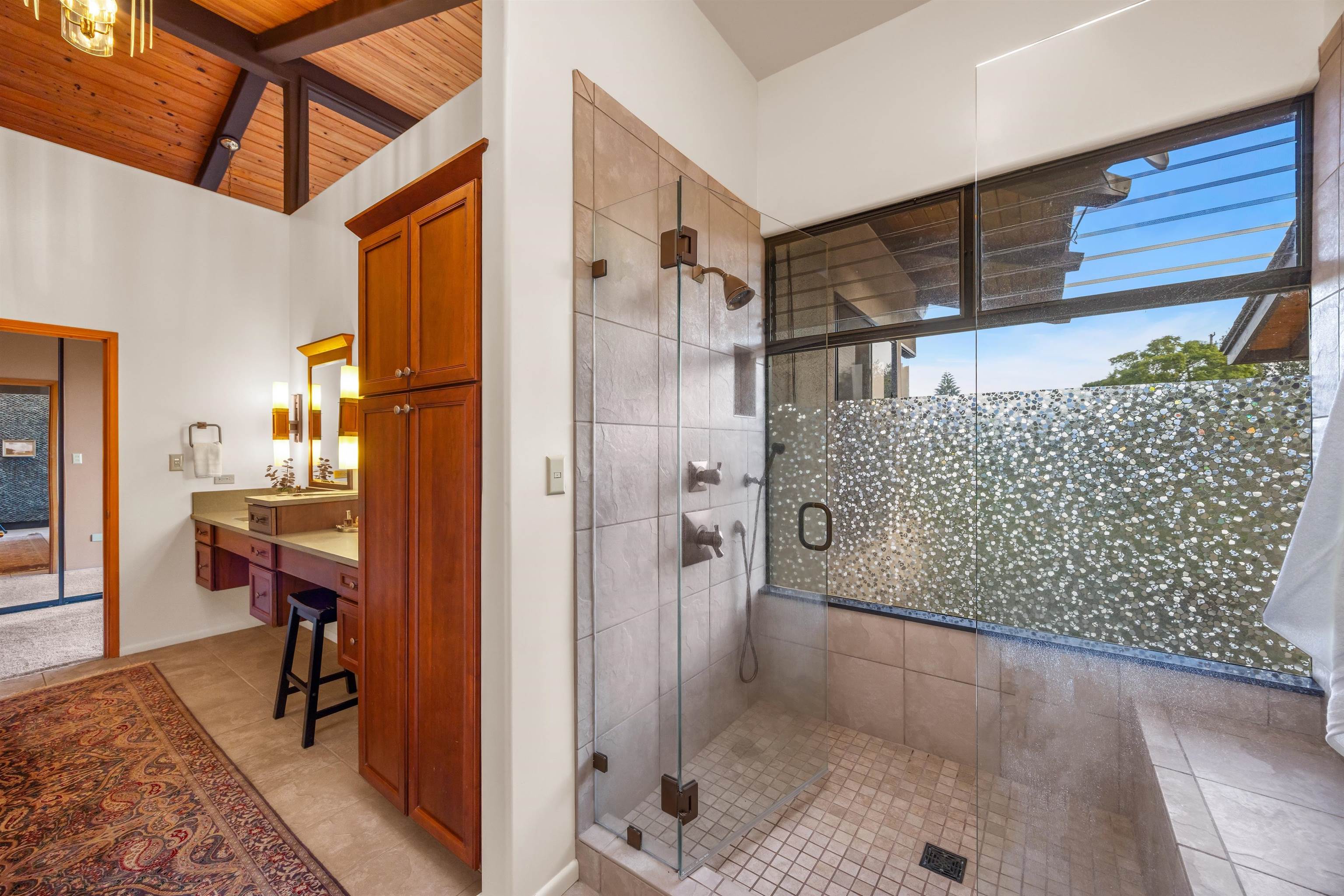 110 Kamehameiki Road Kula, HI 96790 - Photo 34 of 50 a bathroom with a shower