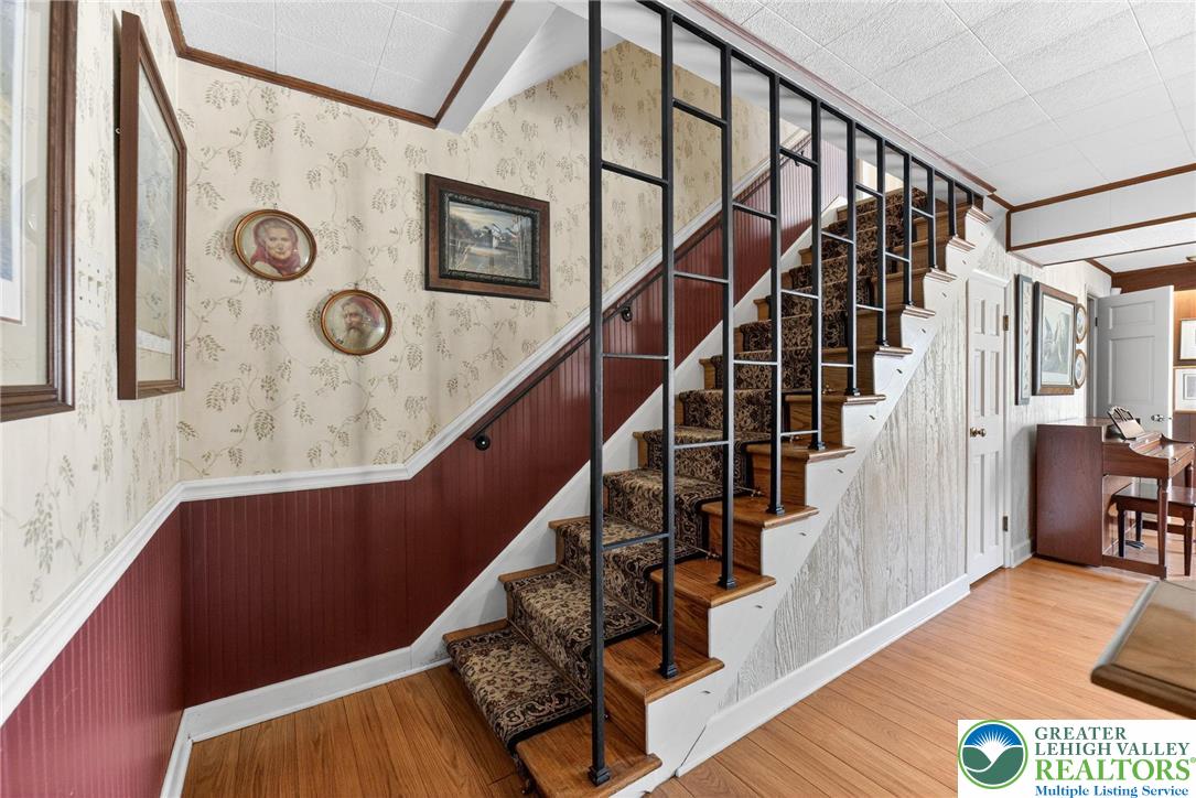 3535 Altonah Road Bethlehem, PA 18017 - Photo 37 of 49 a view of entryway and hall with wooden floor