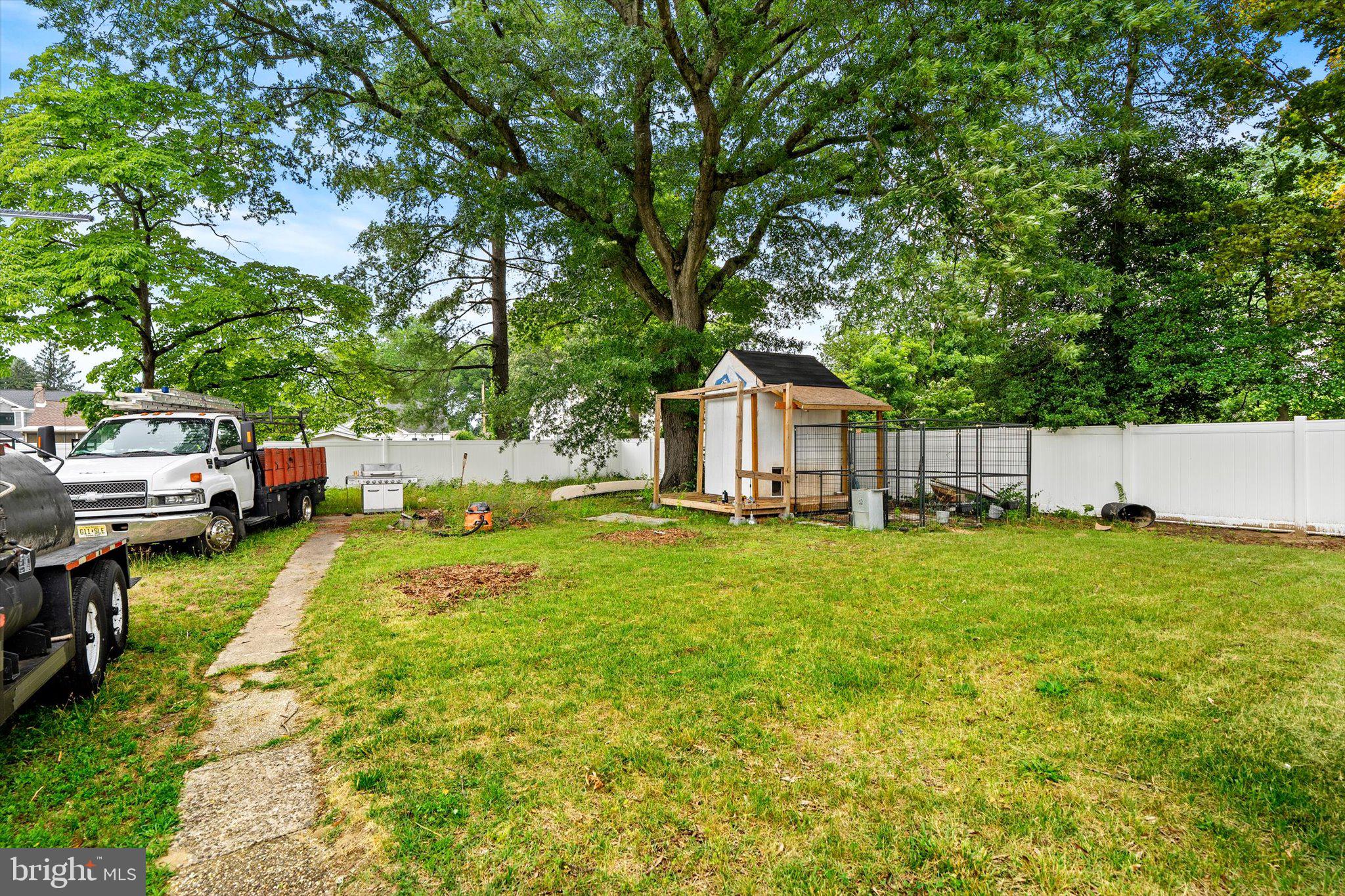 319 Station Road Roebling, NJ 08554 - Photo 13 of 15 a view of yard with swimming pool and furniture