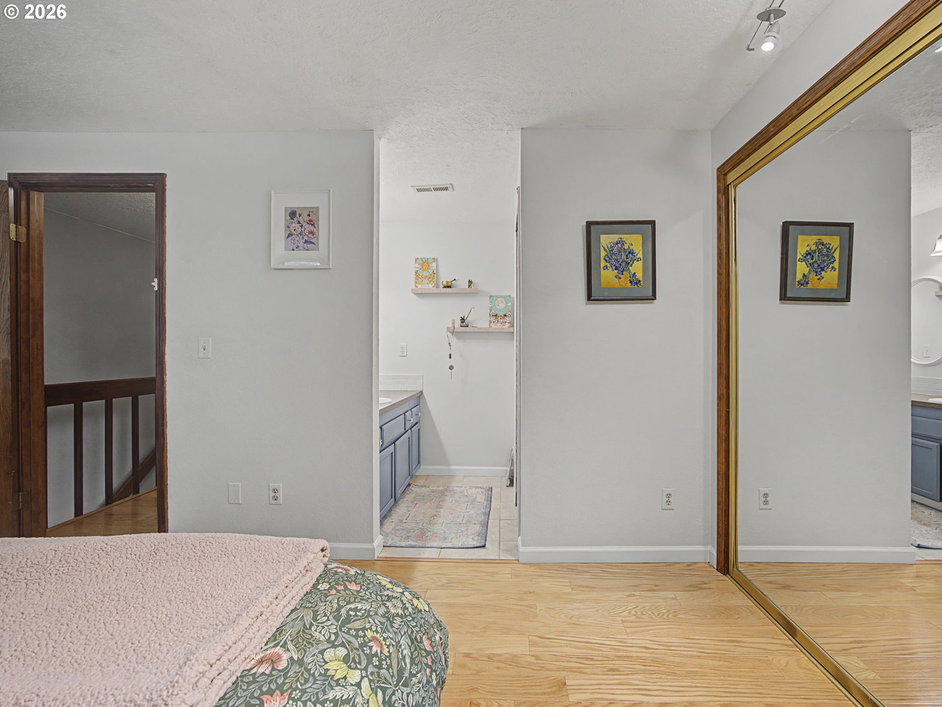 3214 Northeast 29th Street Gresham, OR 97030 - Photo 18 of 42 a bedroom with a bed and a cabinets