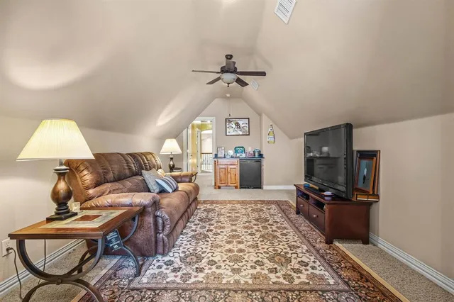 a view of a terrace with a couch