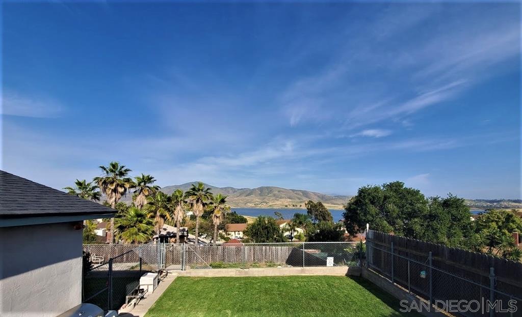 151 Lakeview Avenue Spring Valley, CA 91977 - Photo 11 of 13 View of Sweetwater Reservoir from patio / backyard...