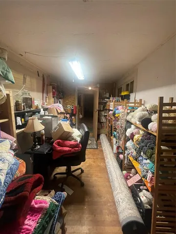 a room with furniture