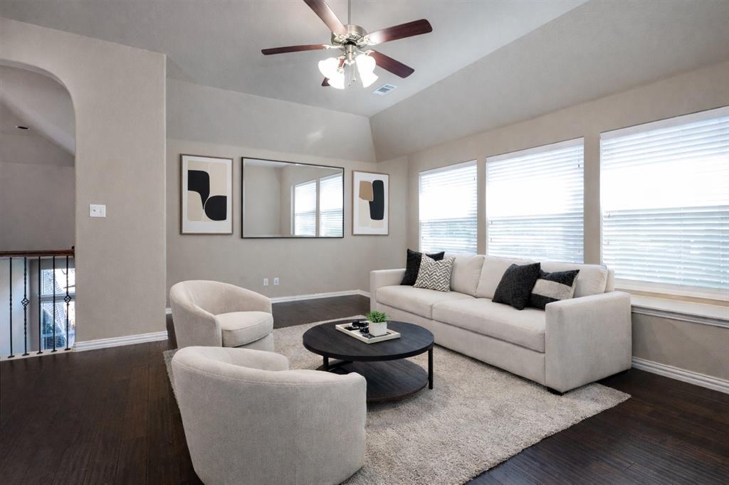 1398 Ranch Gate Lane Frisco, TX 75036 - Photo 3 of 35 2nd Living Upstairs Hardwoods