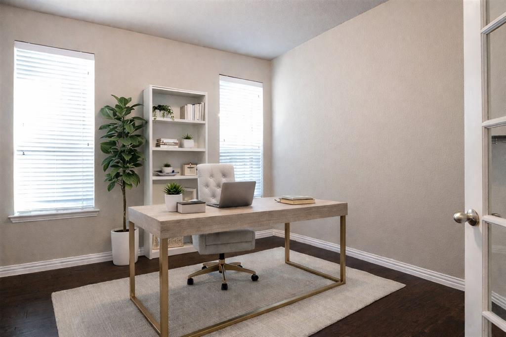 1398 Ranch Gate Lane Frisco, TX 75036 - Photo 5 of 35 Study with French Doors