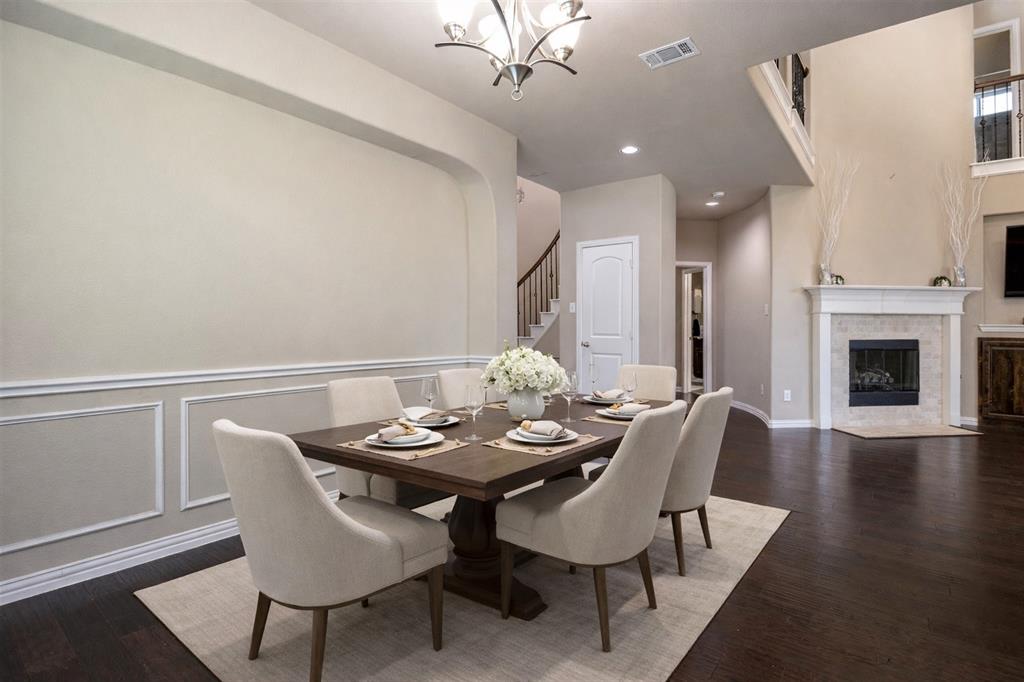 1398 Ranch Gate Lane Frisco, TX 75036 - Photo 9 of 35 Dining open to kitchen and living room