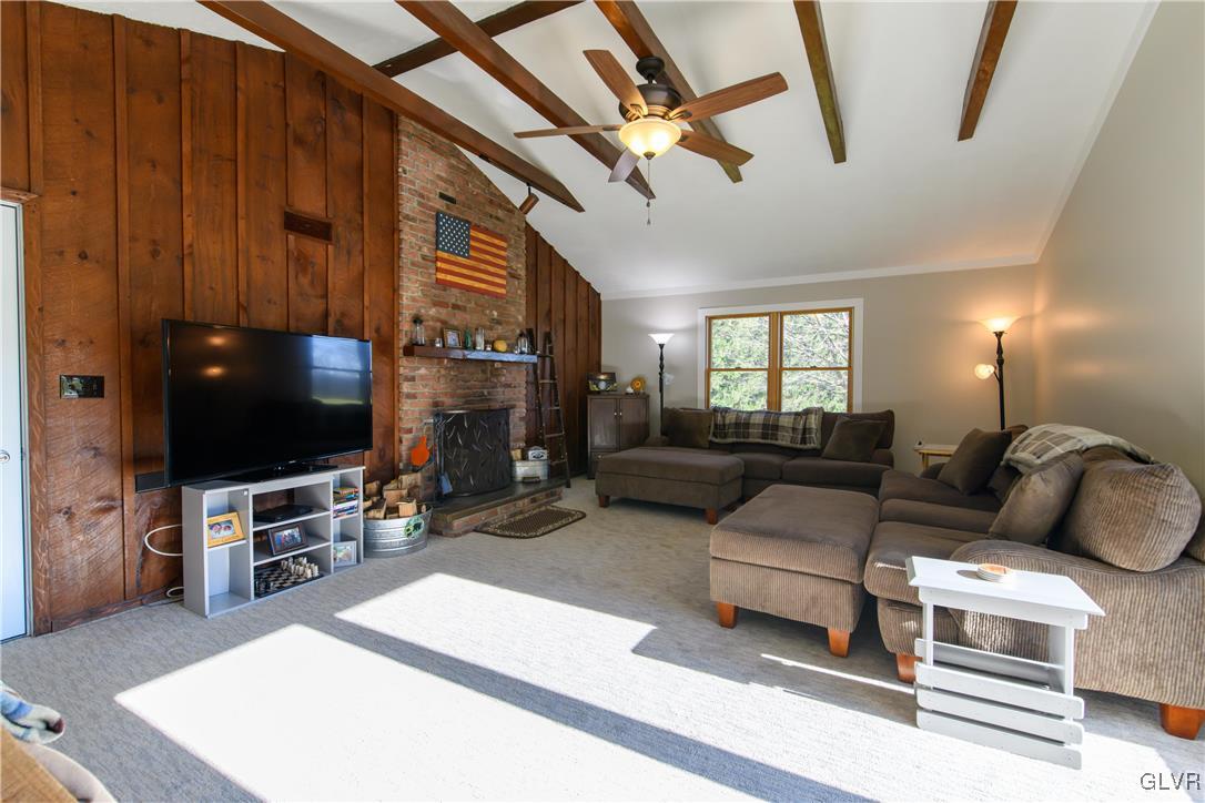 3 Koeck Road Columbia, NJ 07832 - Photo 13 of 23 a living room with furniture and a flat screen tv