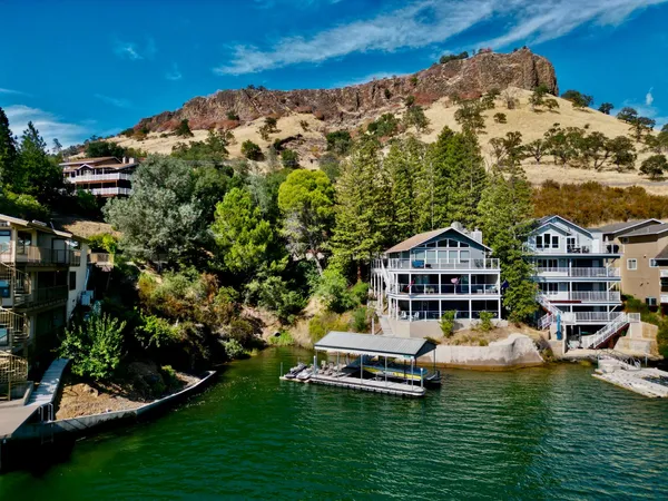 a house view with a garden space