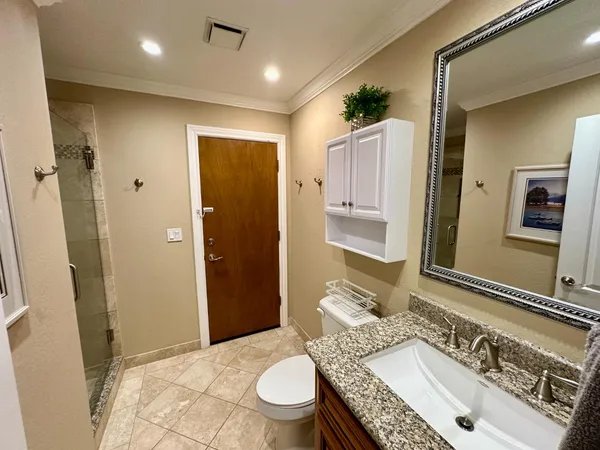 a outdoor space with furniture