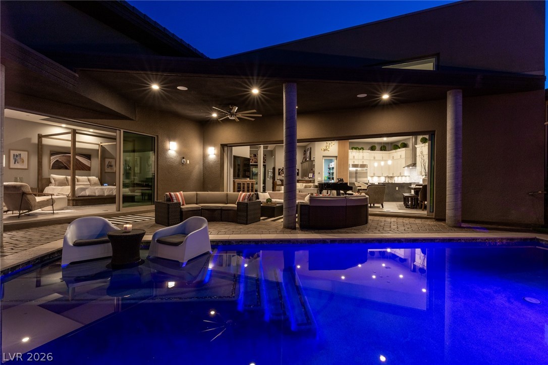 6014 Willow Ridge Court Las Vegas, NV 89135 - Photo 93 of 99 This outdoor oasis features a private pool with ample space for entertaining and relaxation.