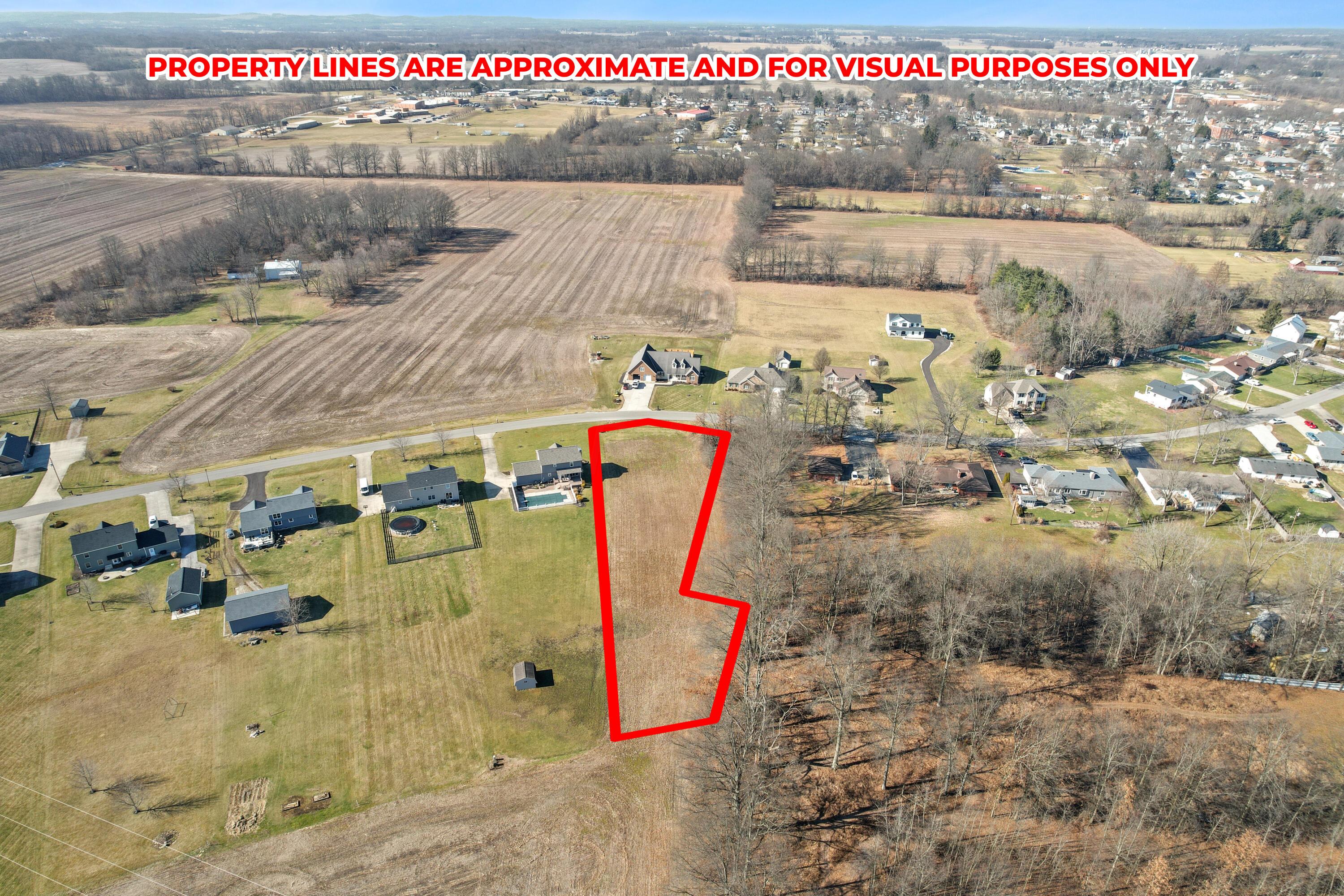 160 Holder Road Road Northeast Baltimore, OH 43105 - Photo 9 of 11 Overhead Drone View