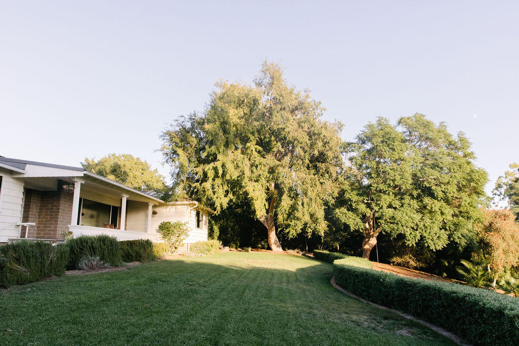 4140 Marina Drive Santa Barbara, CA 93110 - Photo 54 of 80 a view of a yard in front of a house with a large tree