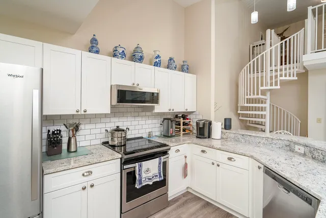 a room with storage and utility