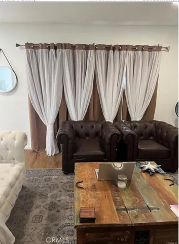 a view of towel hanging in closet