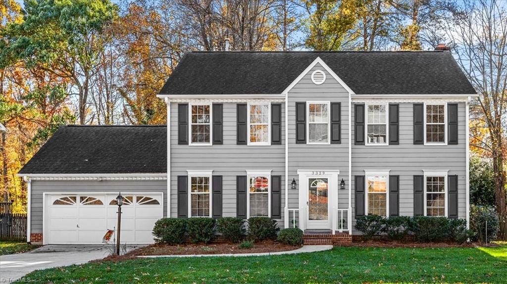 Tucked on a quiet street in Northwest Greensboro, this marvelous home is ready to welcome its new owners.  Welcome to 3329 Cardinal Ridge Drive!