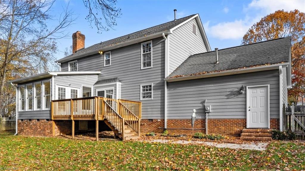3329 Cardinal Ridge Drive Greensboro, NC 27410 - Photo 40 of 45 Garage is also accessible from the back yard.
