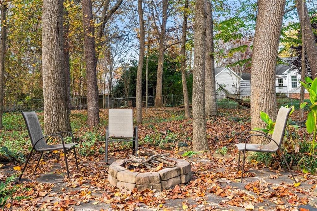 3329 Cardinal Ridge Drive Greensboro, NC 27410 - Photo 42 of 45 Fire pit= FUN!