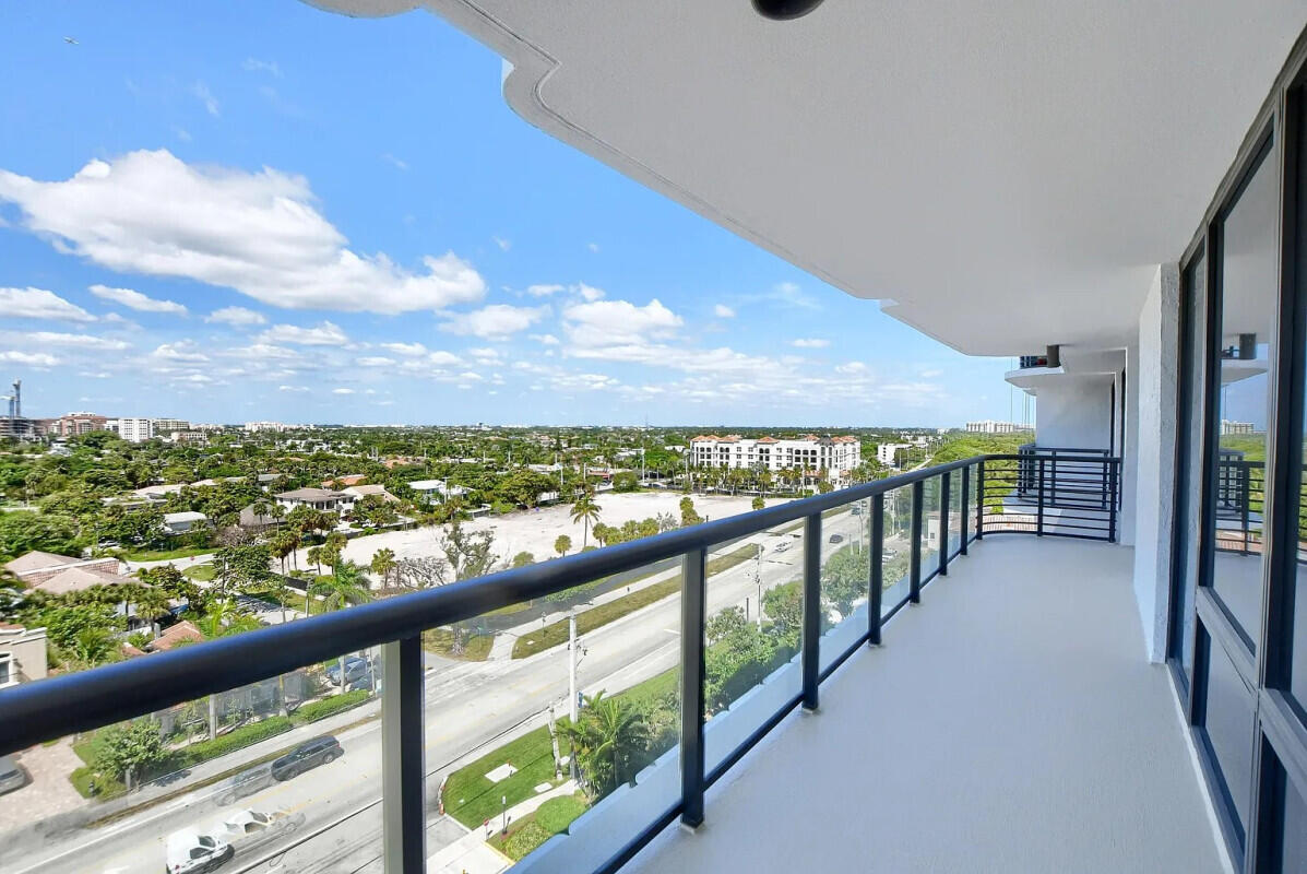250 South Ocean Boulevard, Unit 11F Boca Raton, FL 33432 - Photo 21 of 45 a view of city from a balcony