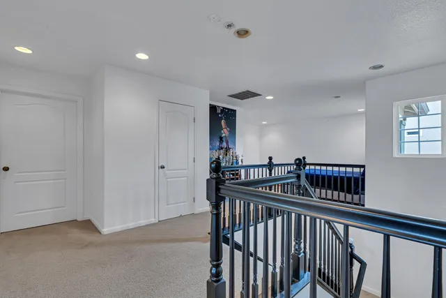 a room with furniture and a table