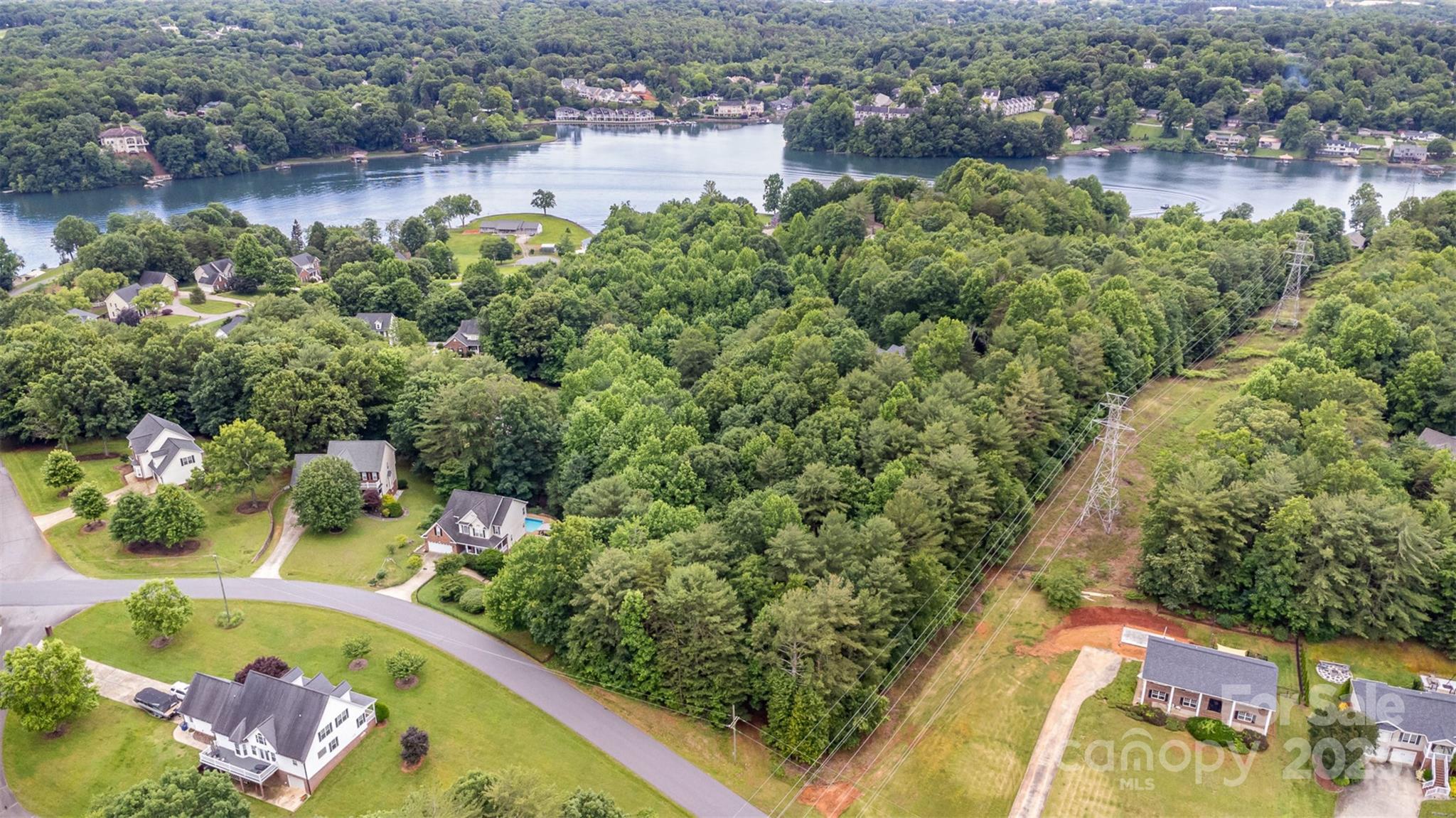 6255 Mountainside Drive Hickory, NC 28601 - Photo 8 of 8 a view of a garden with a lake