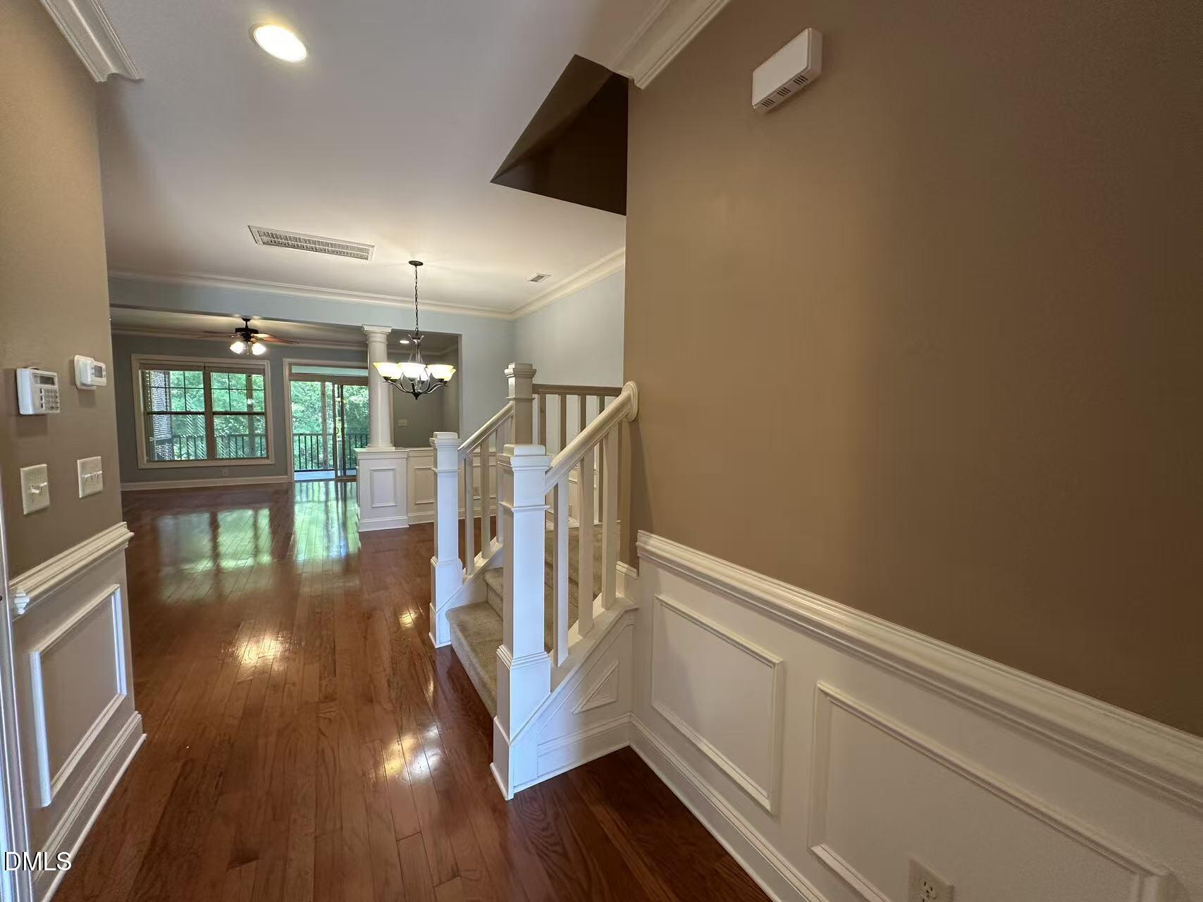 1056 Indigo Ridge Place Cary, NC 27519 - Photo 14 of 33 a view of entryway with wooden floor